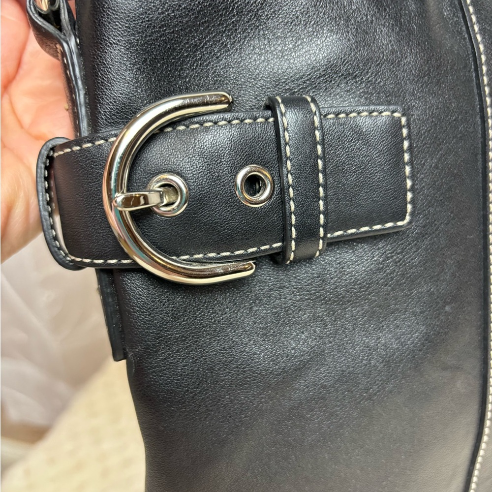 Coach Black Shoulder Bag - Picture 8 of 14
